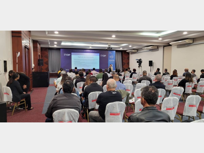 17 CONGRESSO BRASILEIRO DE PREGOEIROS - HOTEL MABU THERMAS