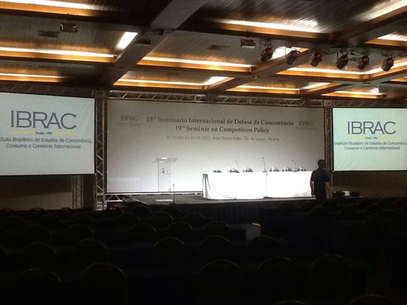 IXX Seminário Internacional de Defesa da Concorrência 31/10/13 e 01/11/13 — em Mabu Thermas & Resort